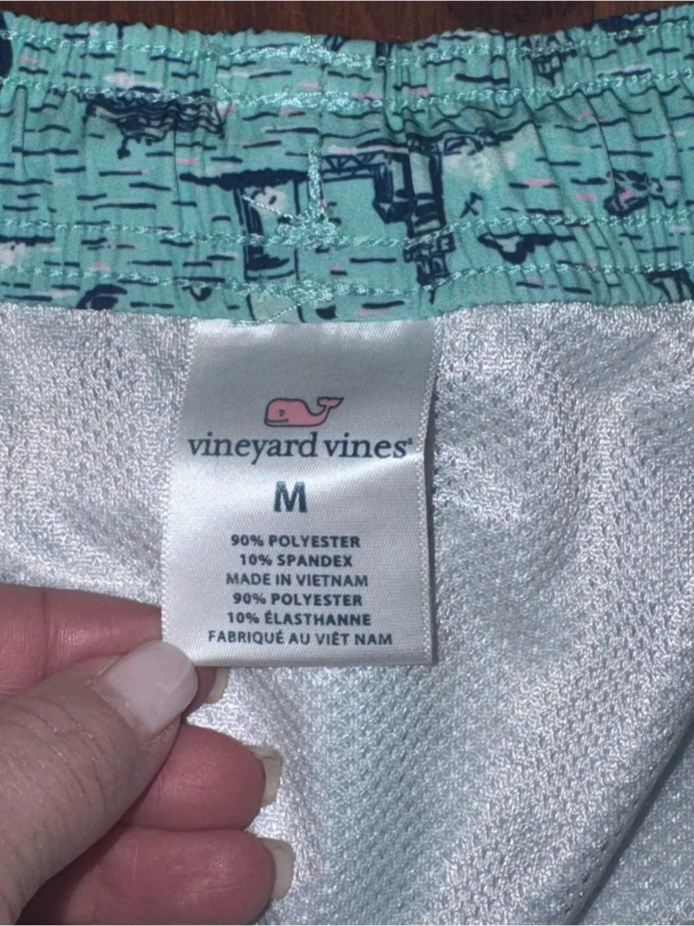 Vineyard Vines Mens Chappy Swim Trunks Blue Medium Travis Mathew Peter Millar